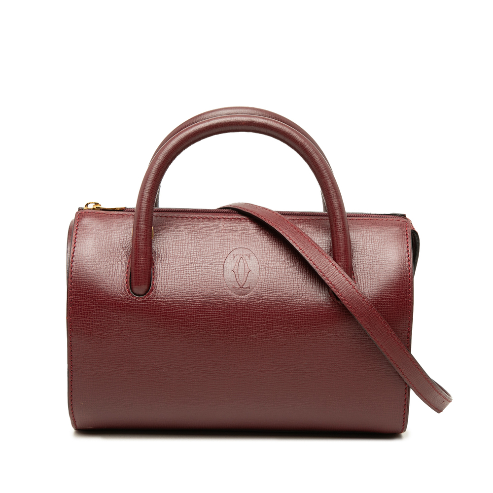 Pre-Loved Cartier Leather Must de Cartier Satchel